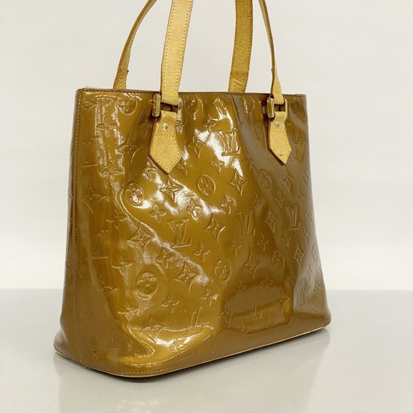 Louis Vuitton Vernis Tote Bron Houston Bag White - Picture 1 of 9